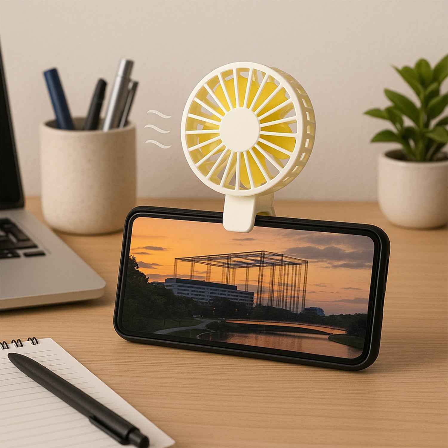Mini USB Handheld Fan – Portable & Rechargeable Cooling | VoltDesk