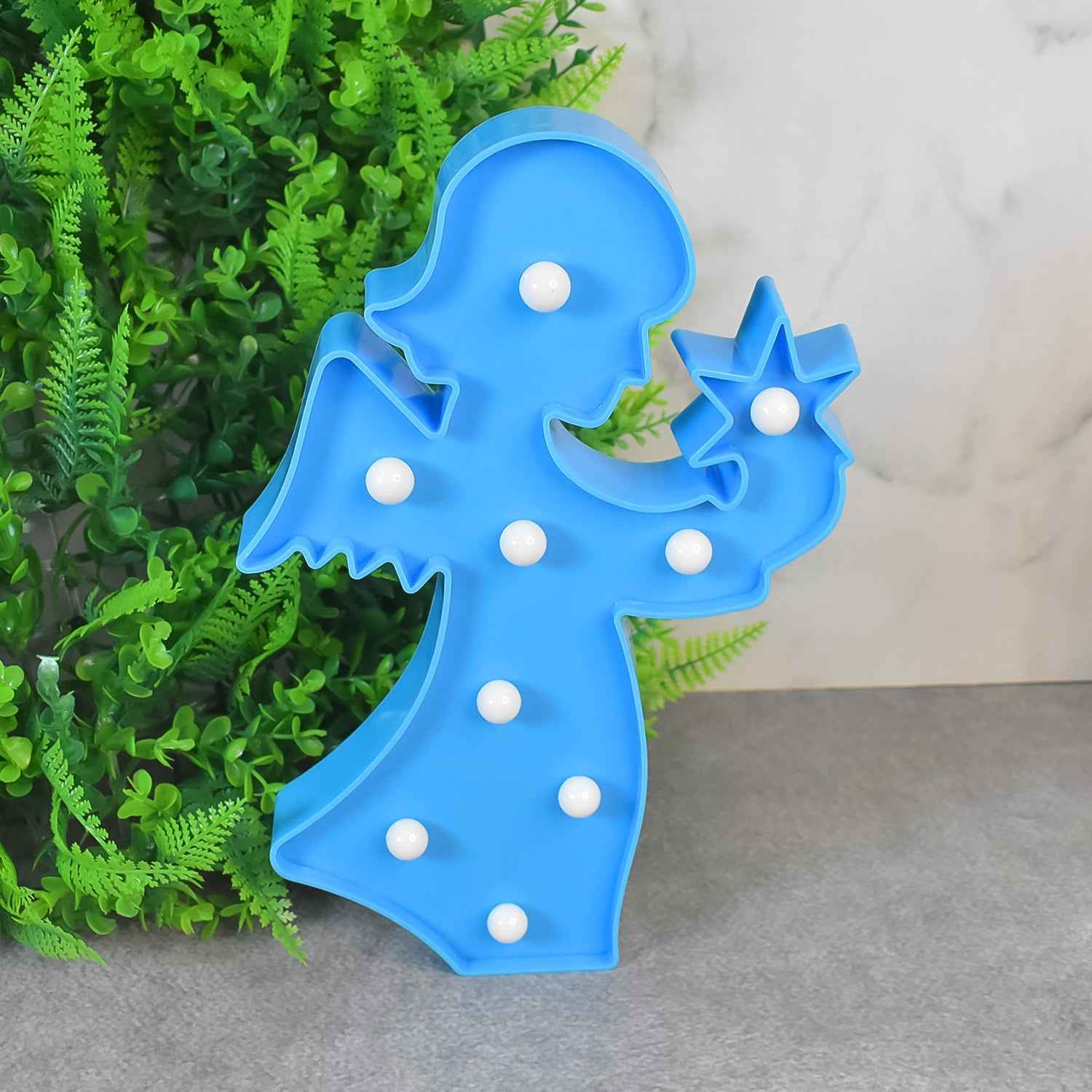 LED Angel Night Light – Battery Operated Room Decor | Deskrova