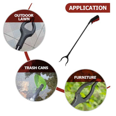 Trash Picker Tool – Extra Long with Rotating Grip | Velvet Wipe