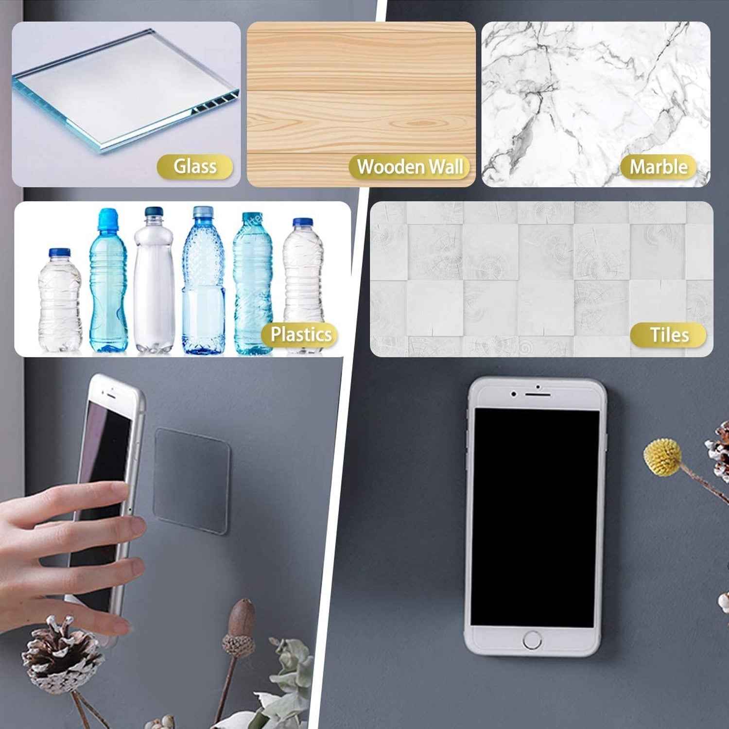 Double-Side Transparent Nano Adhesive Tape Ð Reusable & Waterproof