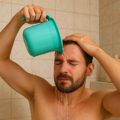 Plastic Bath Mug – Durable Design with Ergonomic Handle