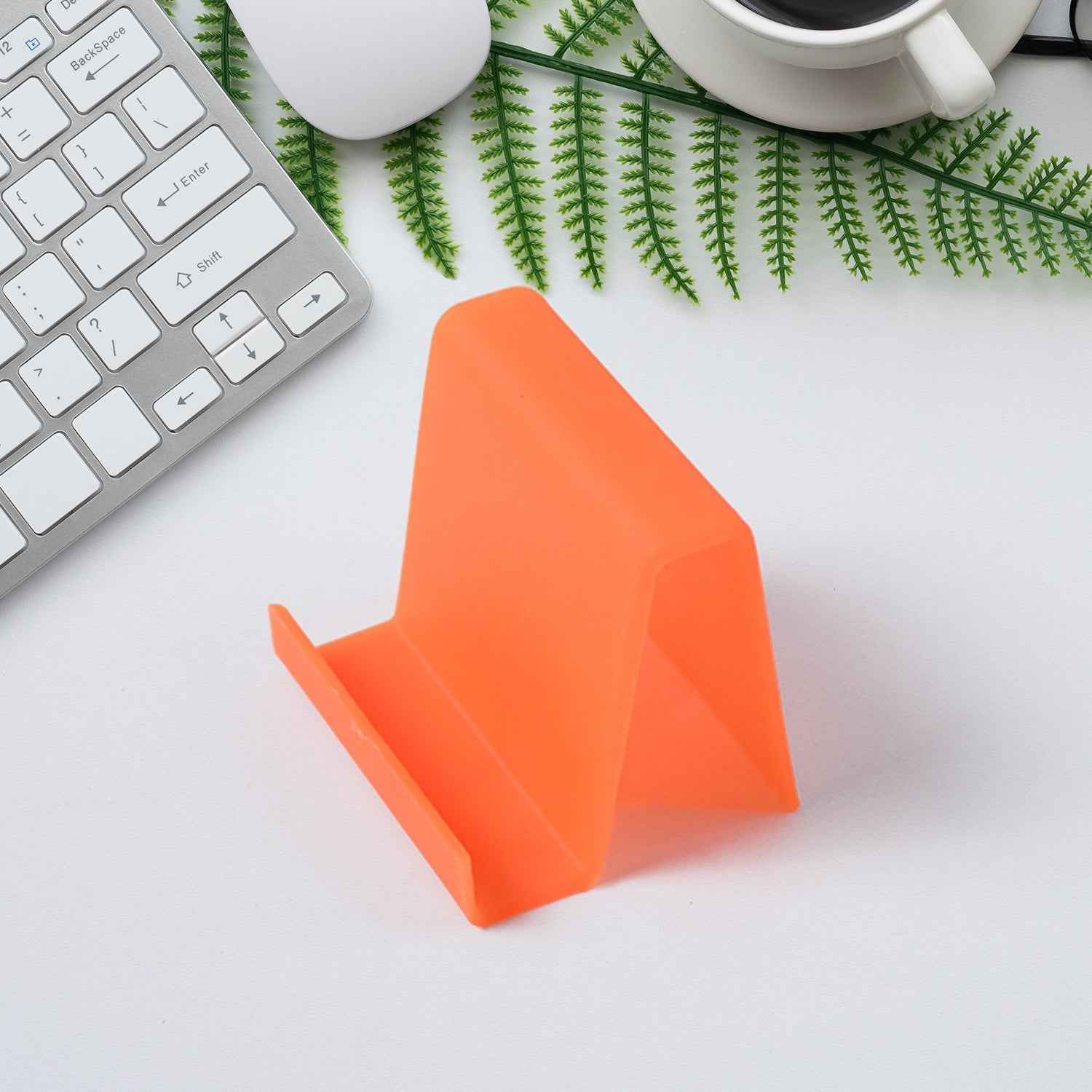 Plastic Phone Stand with Angled Support – Durable & Compact