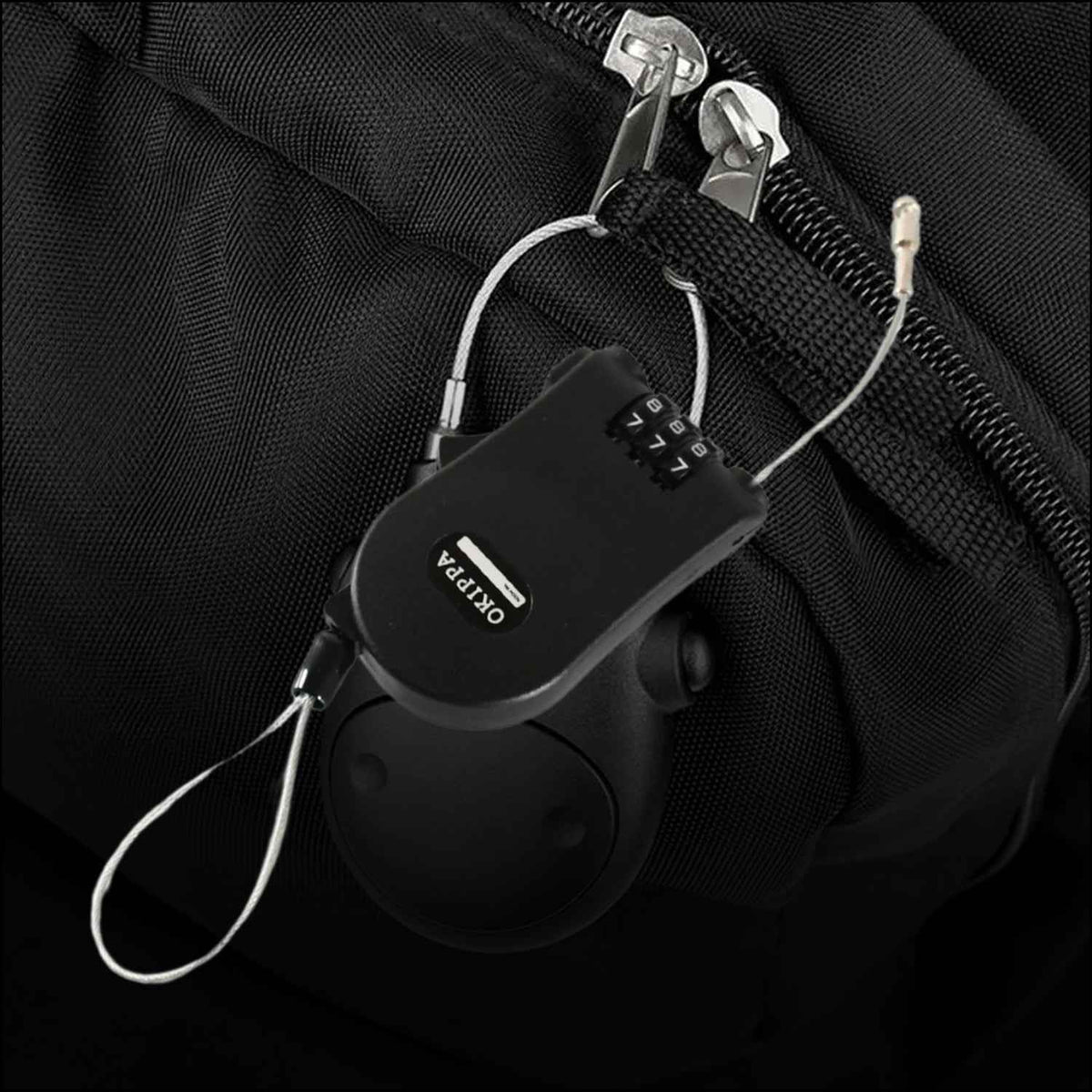 Retractable Cable Lock – Travel Security & Luggage | FERVENT