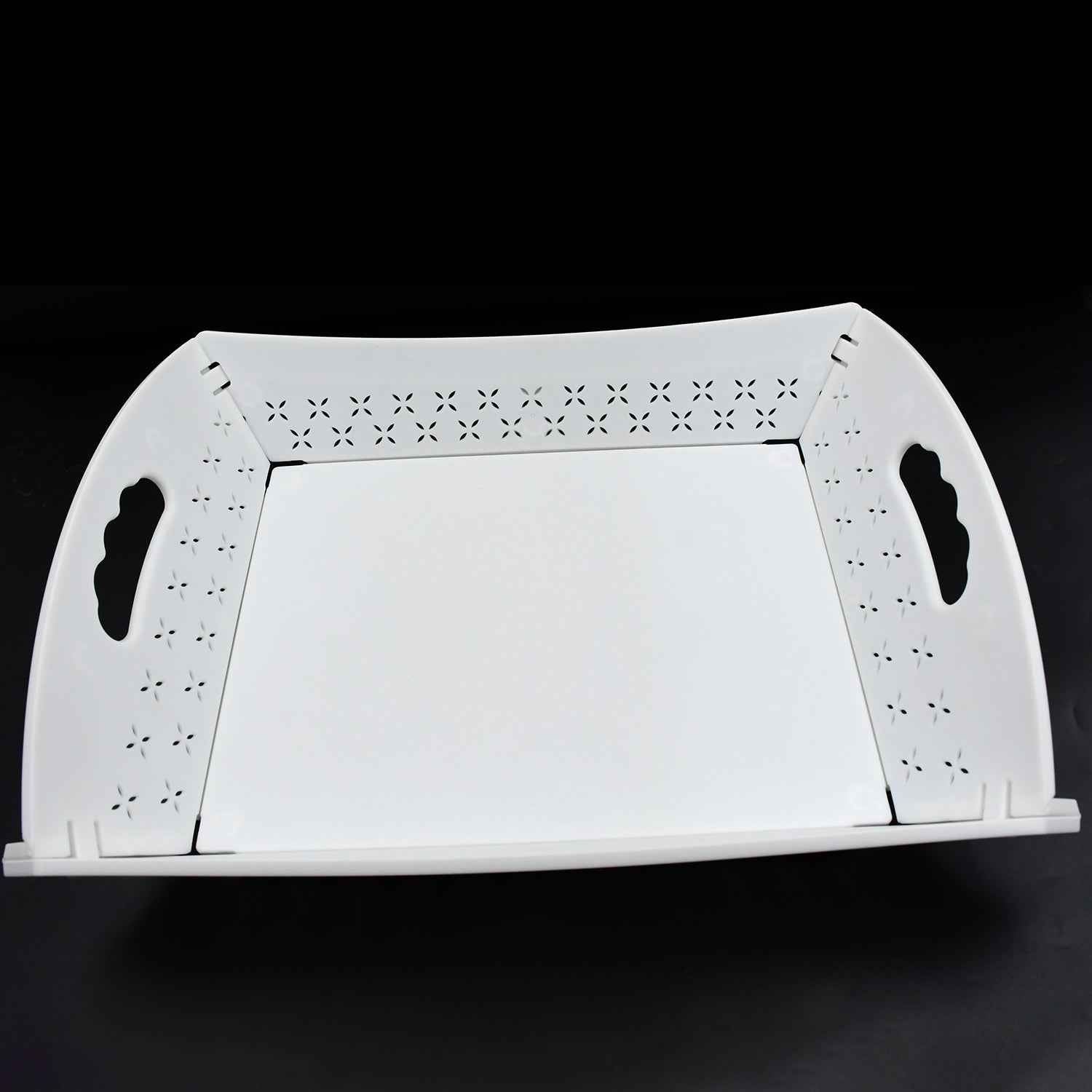 Foldable Serving Tray – Portable Plastic Design | CookAura
