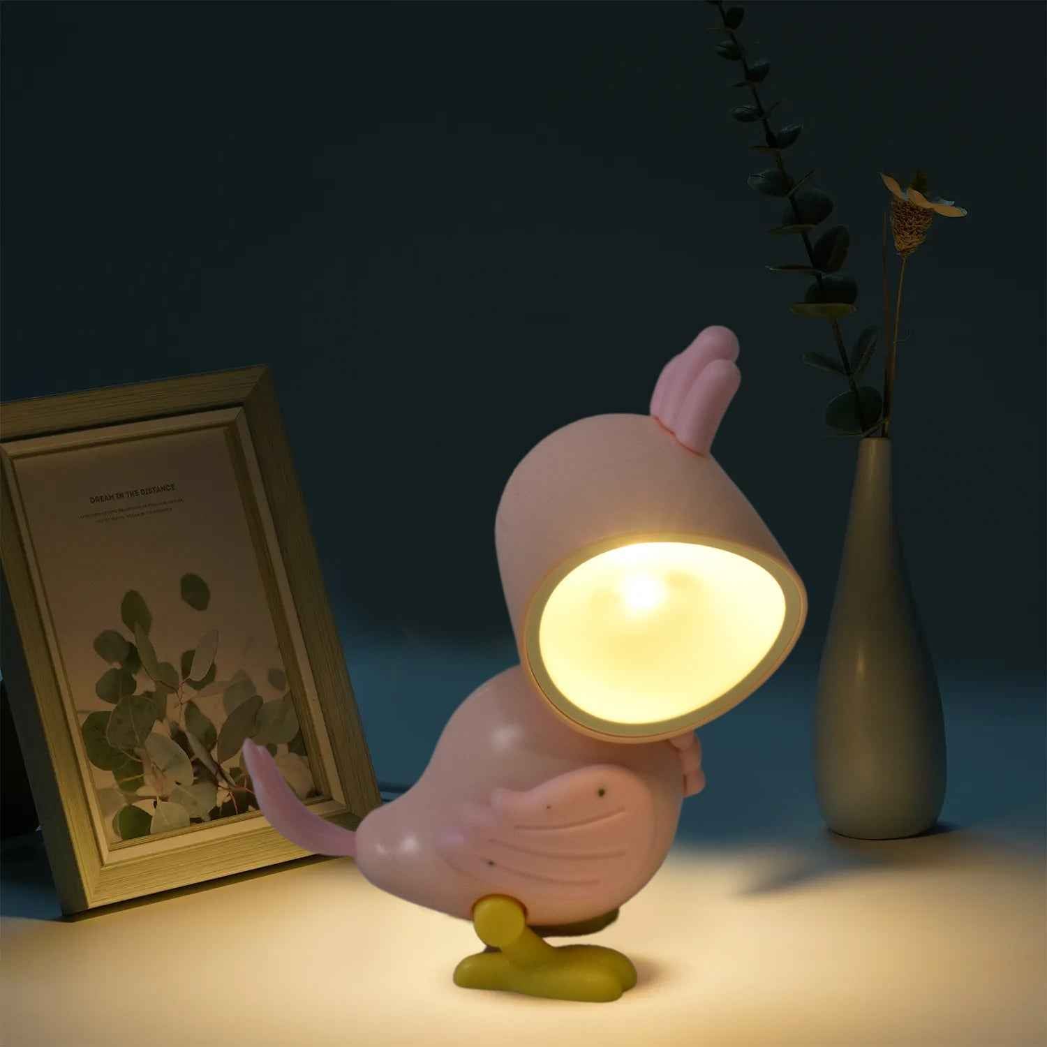 Magnetic Parrot Night Lamp – Portable LED Desk Light | Indo Glow