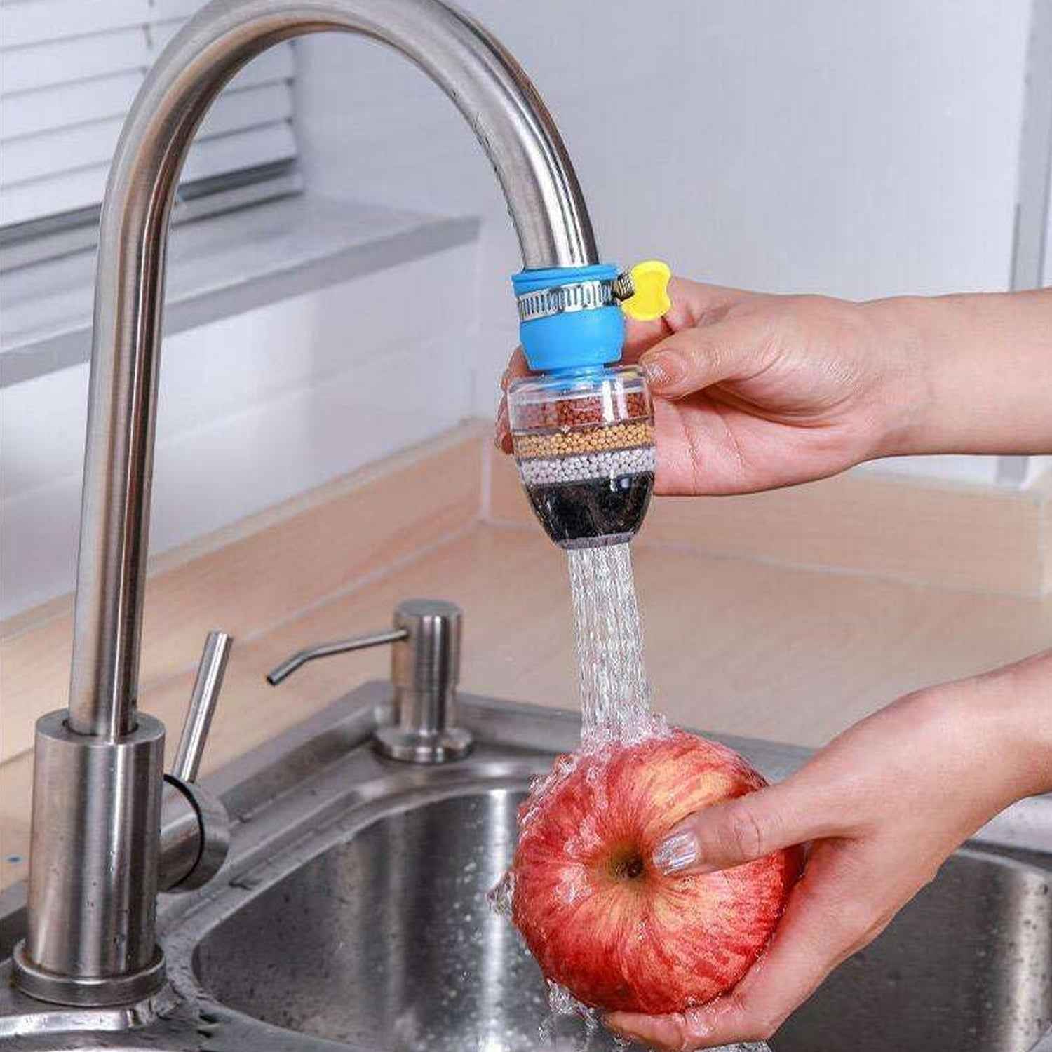 Faucet Water Filter – Six-Layer Purifier for Clean Water | ShineCrest