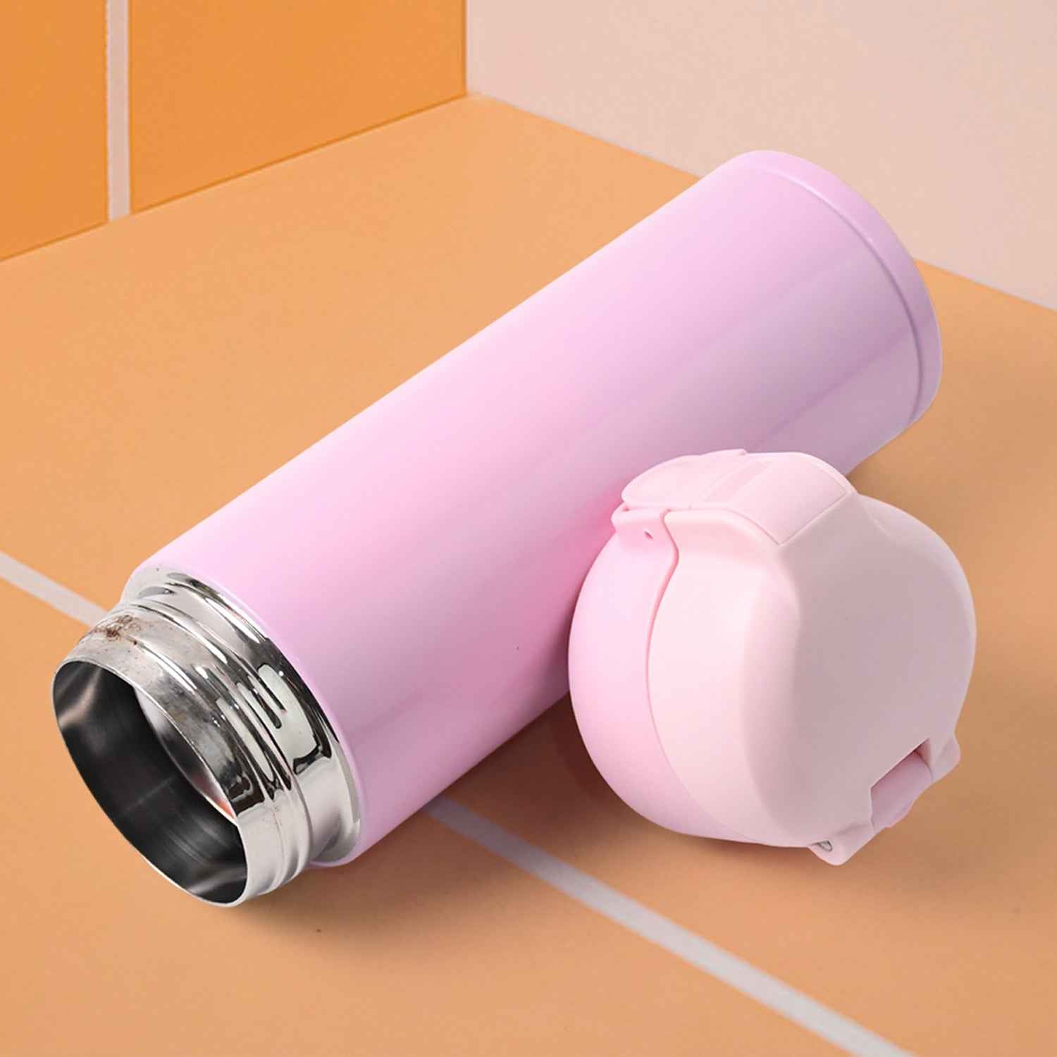 Stainless Steel Vacuum Water Bottle – Leakproof 350ml Travel Flask