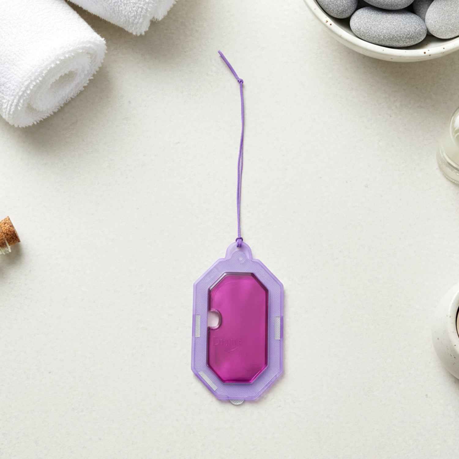 Hanging Lavender Gel Air Freshener – Long Lasting & Compact