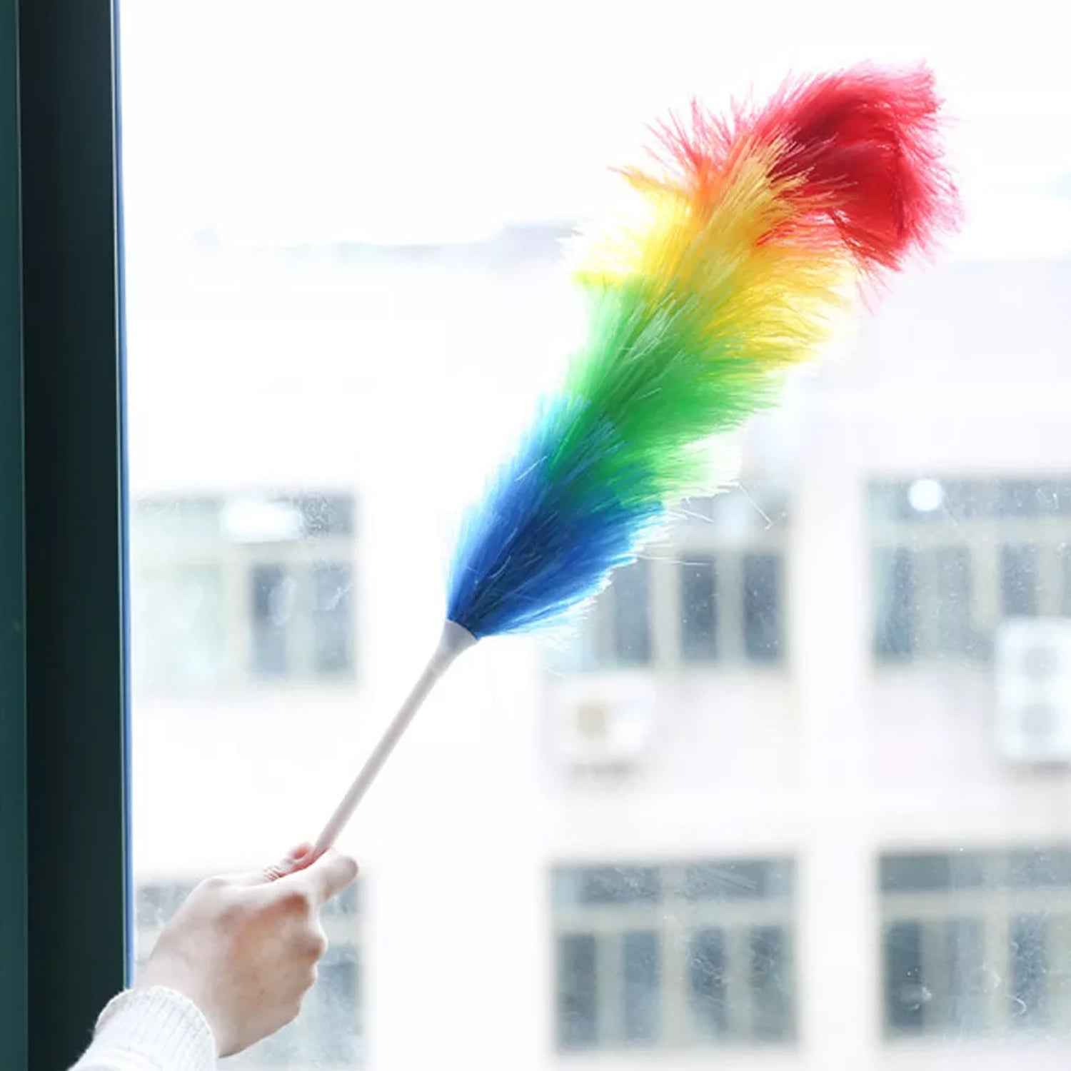 Microfiber Duster – Colorful Cleaning Stick | Velvet Wipe