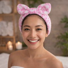 Soft Plush Spa Headband – Comfortable Stretchable Hair Band