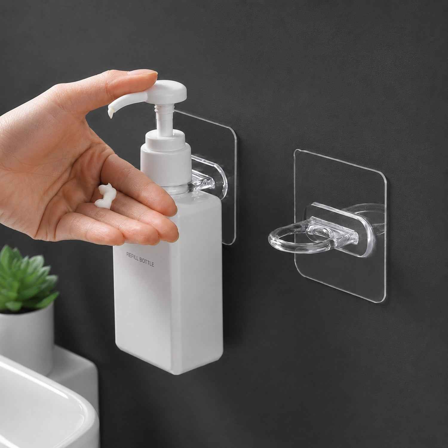 Adhesive Wall Hooks Ð Strong Hold, No Drilling Needed for Easy Organisation