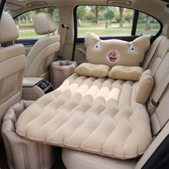 Car Air Mattress Bed Set Ð Cute Pig Design & Portable Comfort