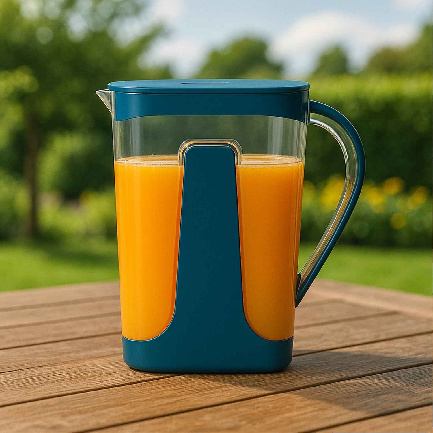 Water Jug – 2000ml Large Capacity Transparent Plastic
