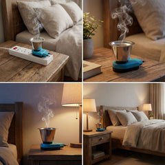 Electric Kapoor Dani – QuickBurn Steel Incense Burner | Styleva