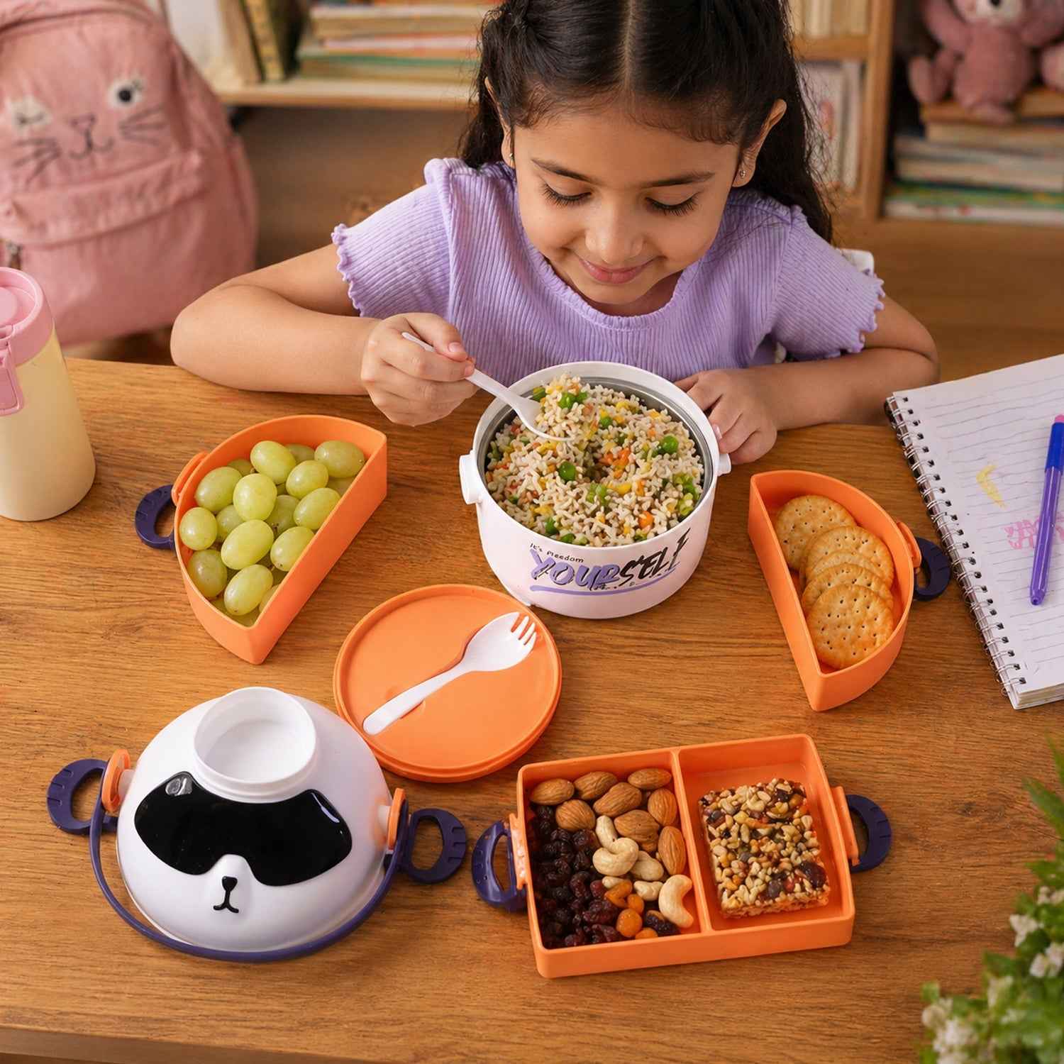Kids Double Layer Lunch Box Ð The Perfect Food Storage Solution