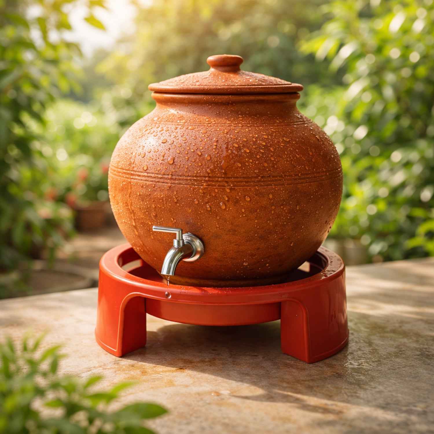 Matka Stand – Unbreakable Plastic Pot Holder | Tidy Table