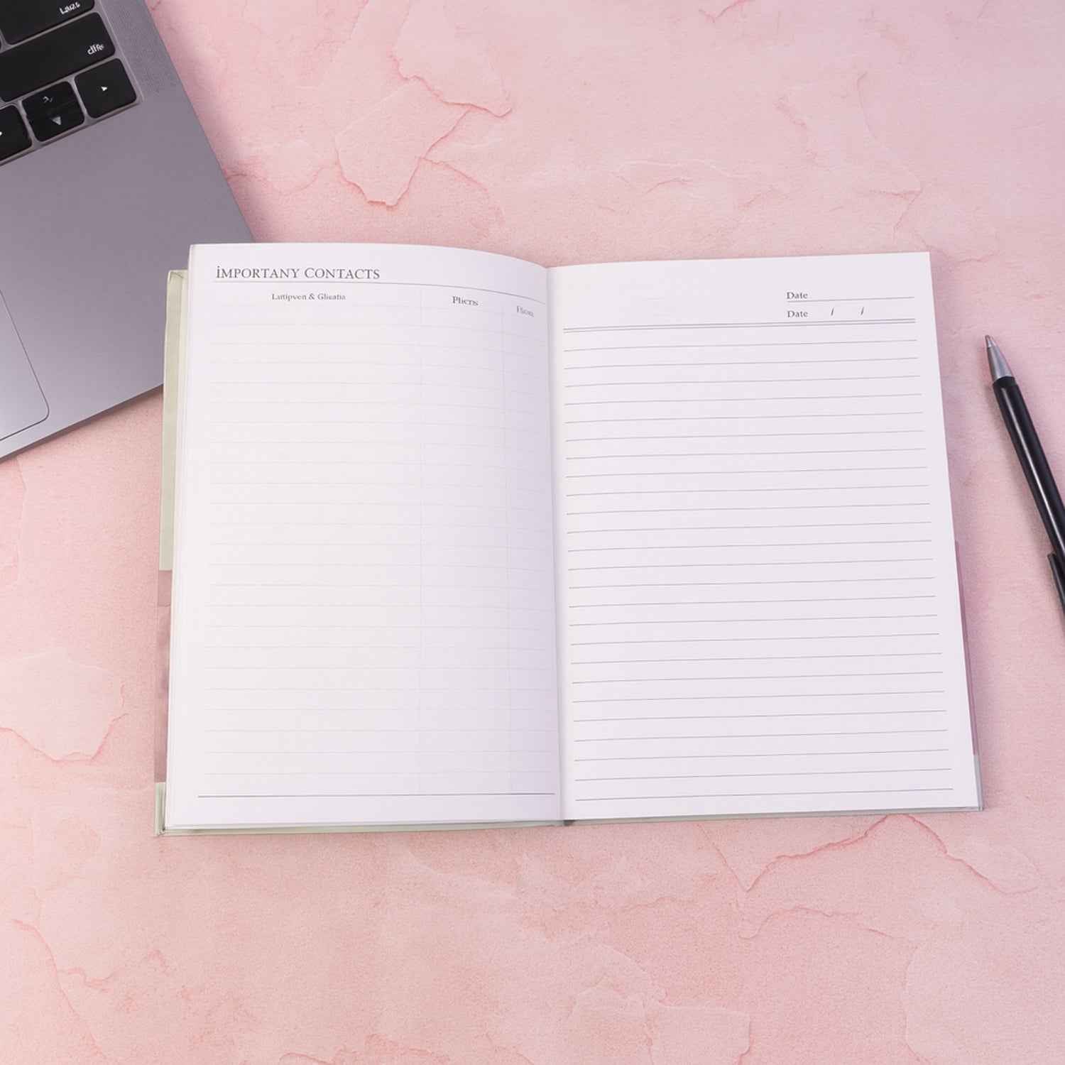 Hardbound Diary – Durable Cover & 100 Ruled Pages