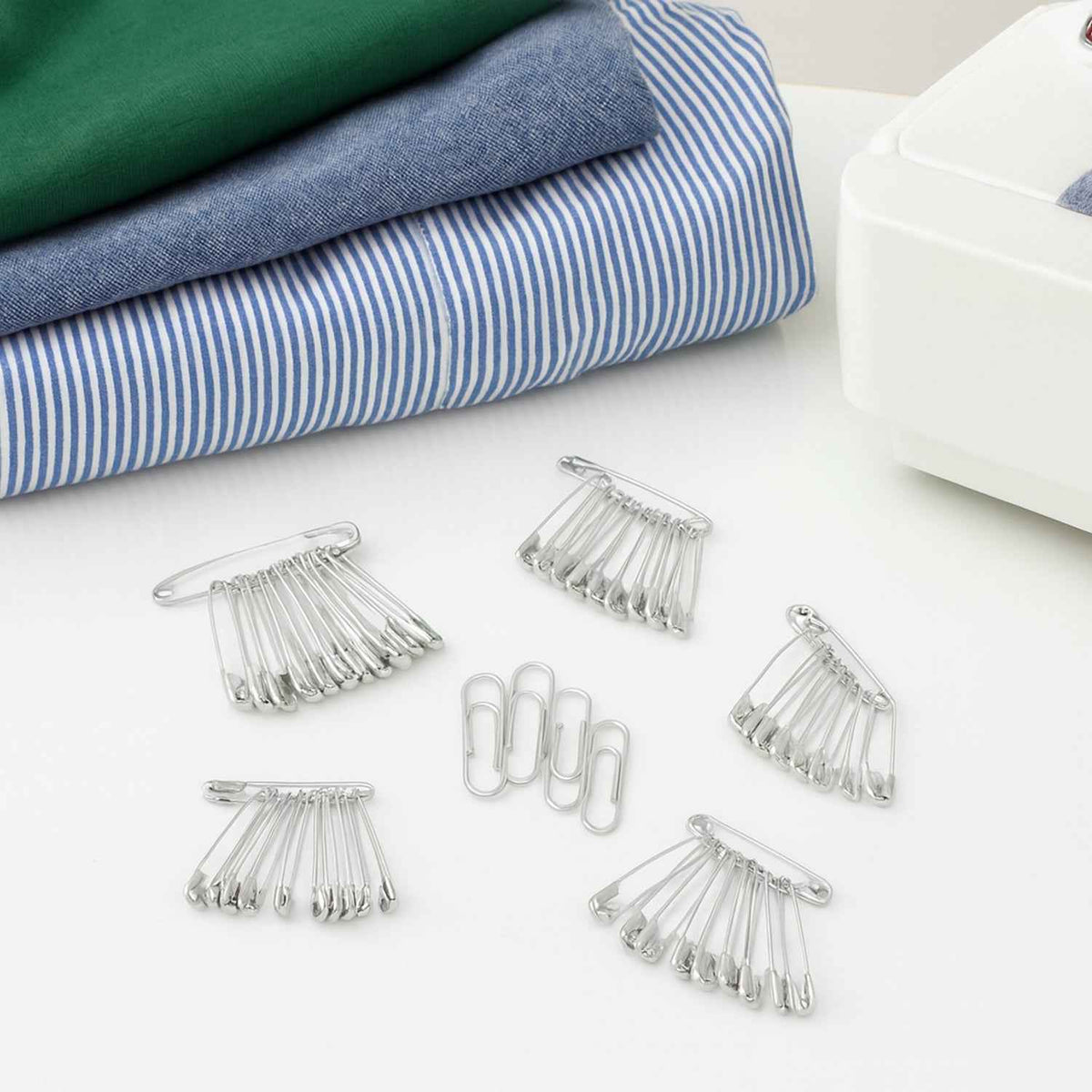 Metal Safety Pin Set – Durable Multipurpose Tailoring & Repair Kit