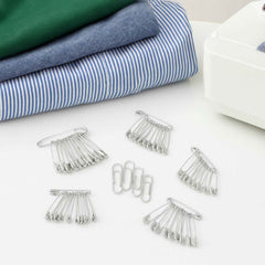Metal Safety Pin Set – Durable Multipurpose Tailoring & Repair Kit