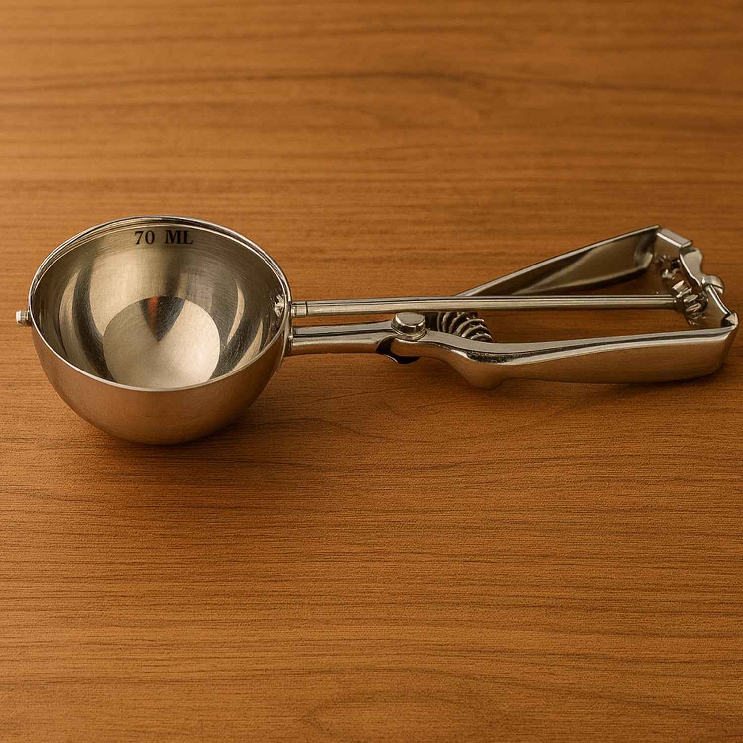 Ice Cream Scoop – Stainless Steel Trigger Release, 70 ML Capacity