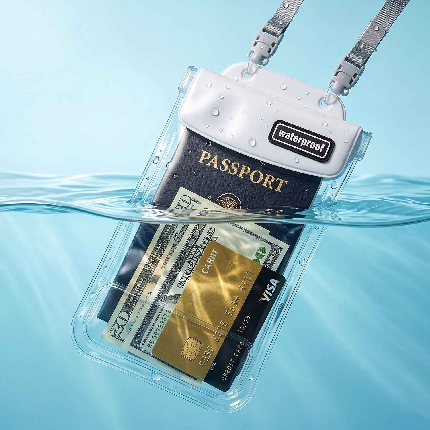 Waterproof Mobile Pouch Ð Universal Sealed Phone Case with Lanyard