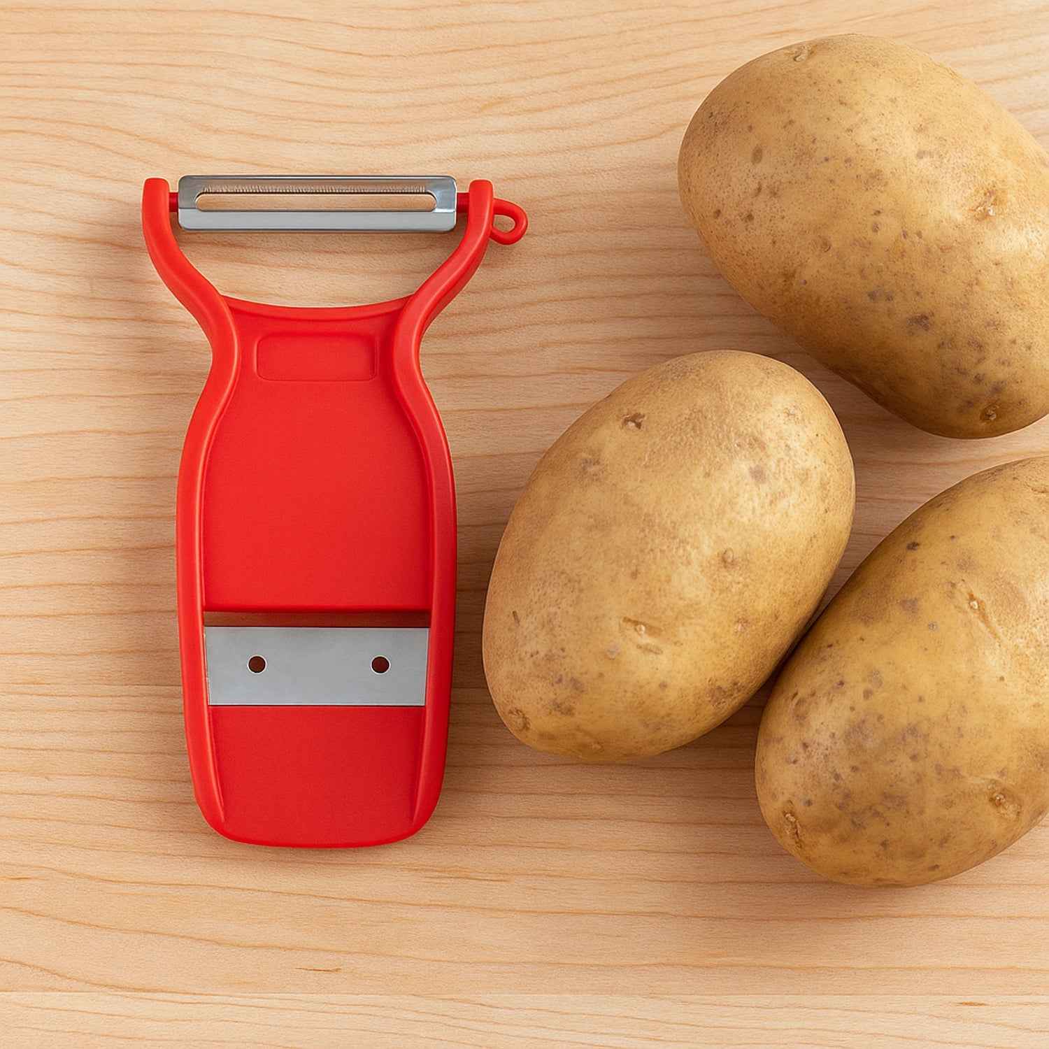 2-in-1 Stainless Steel Slicer & Peeler – Ultra Sharp Kitchen Tool