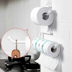 Wall Mounted Paper Towel Holder – Strong Suction No-Drill Mount