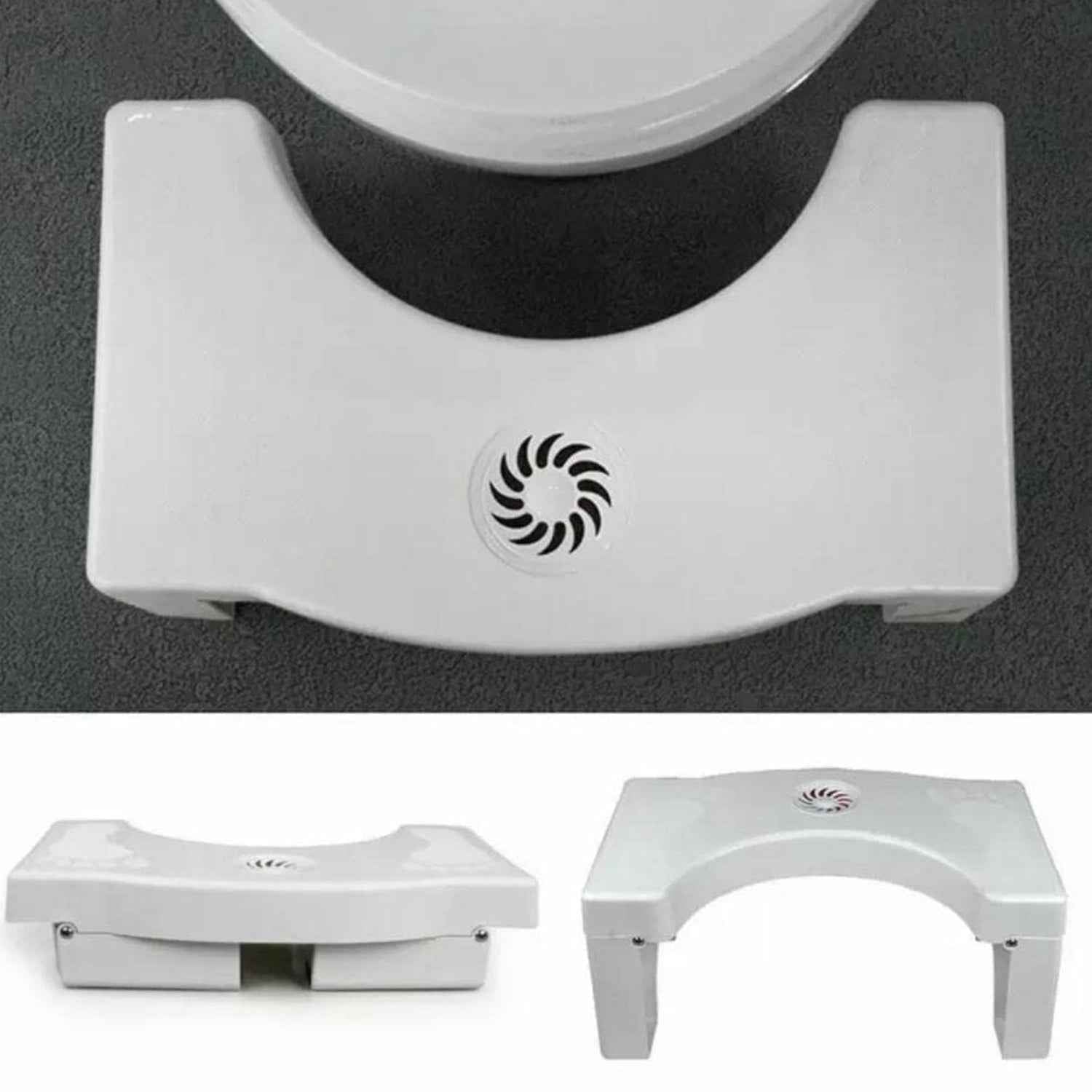 Toilet Squat Stool – Foldable, Non-Slip Bathroom Relief | storenzo
