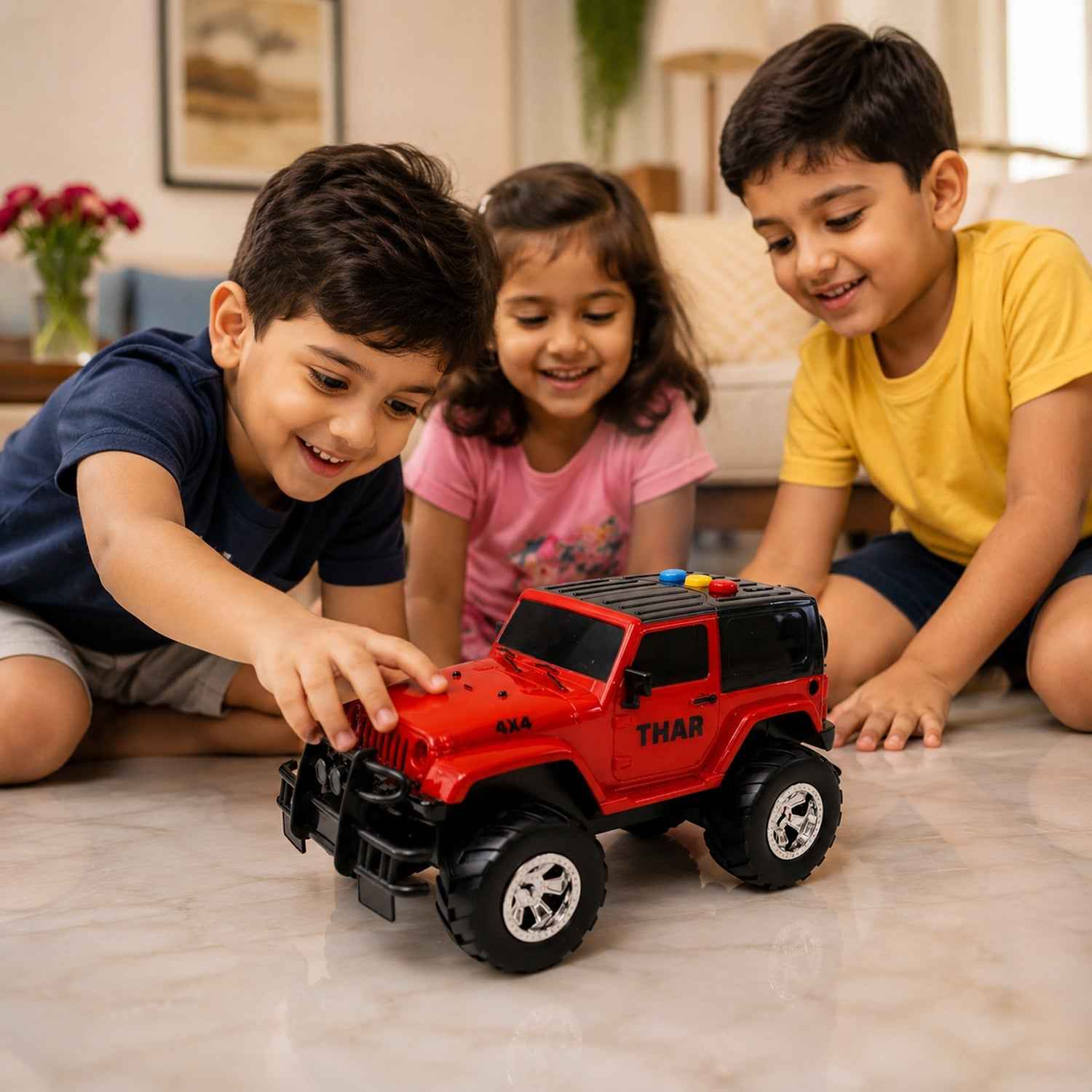 Kids Hunter Off-Road Toy Jeep – Light & Sound for Adventures