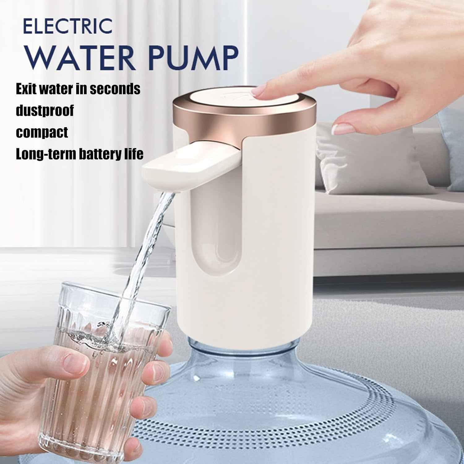 Automatic Water Dispenser – USB Rechargeable for 20L | Own Hydrate