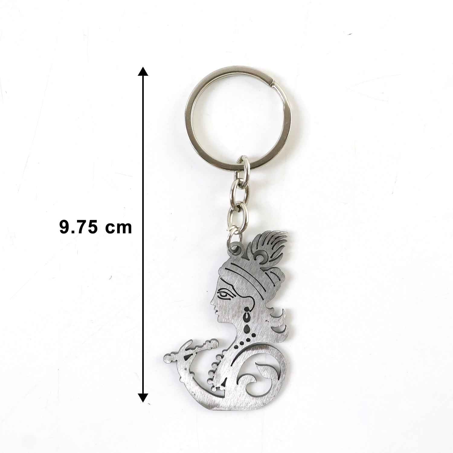 Krishna Face Keychain – Elegant and Devotional Accessory