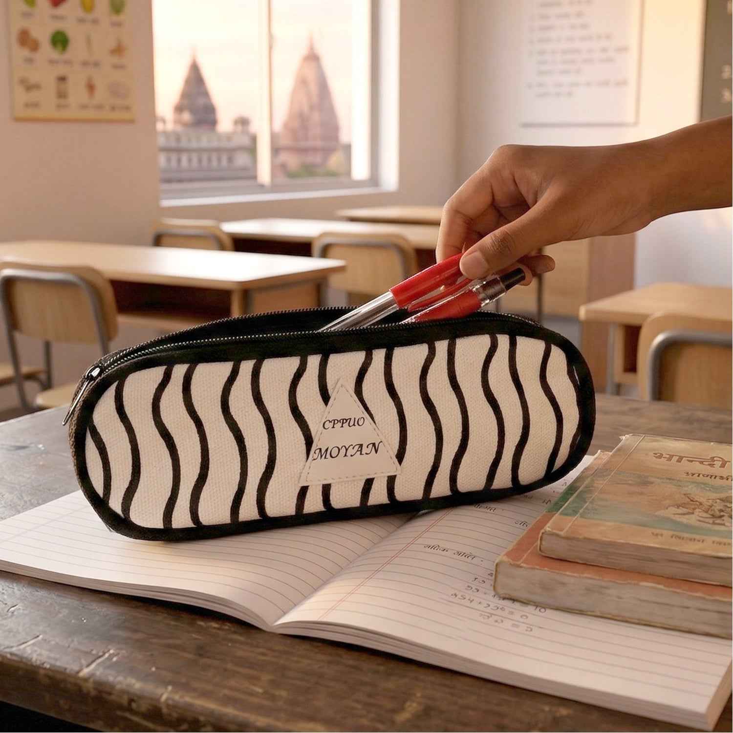 Zipper Pencil Pouch – Durable & Stylish Stationery Organizer