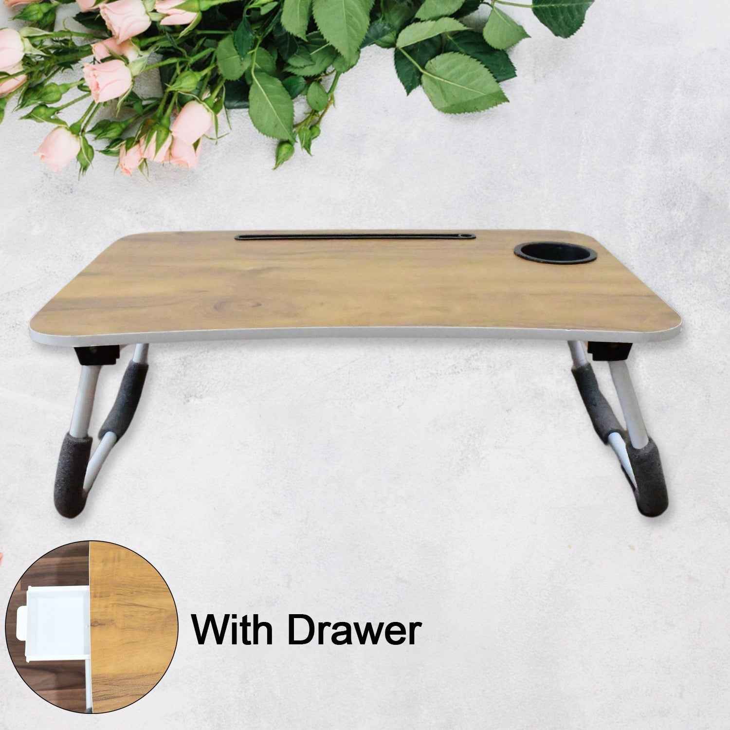 Foldable Laptop Table – Multi-Purpose Desk for Bed & Sofa |