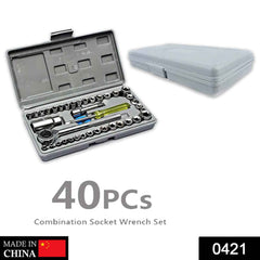 Socket Toolkit – 40-Piece Home & Auto Repair Set | Wagtail