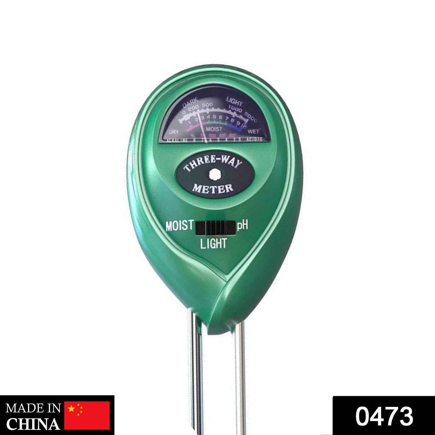 Soil Tester 3-in-1 for Moisture, pH & Sunlight | Grow Vanta