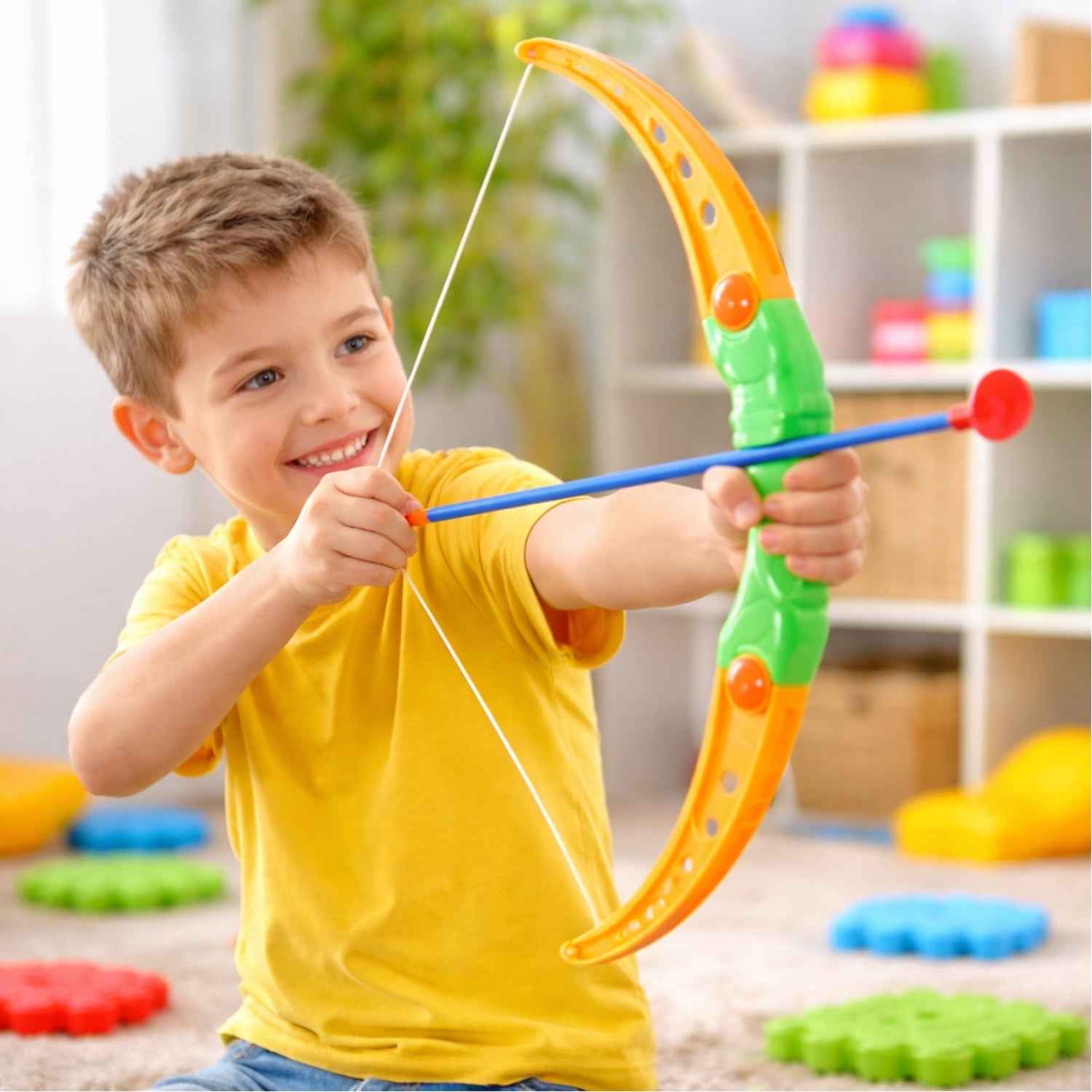 Kids Archery Set – Durable Plastic Toy with Target Board | Dollverse