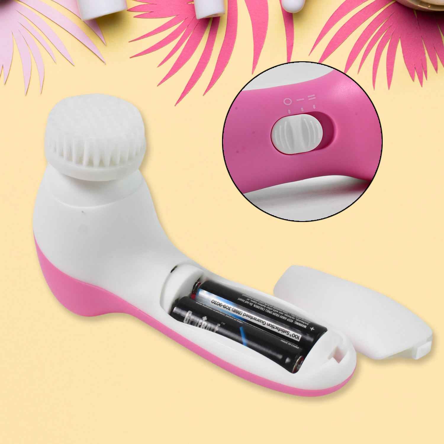 Facial Cleansing Brush – Waterproof Deep Cleansing | Calm & Curl
