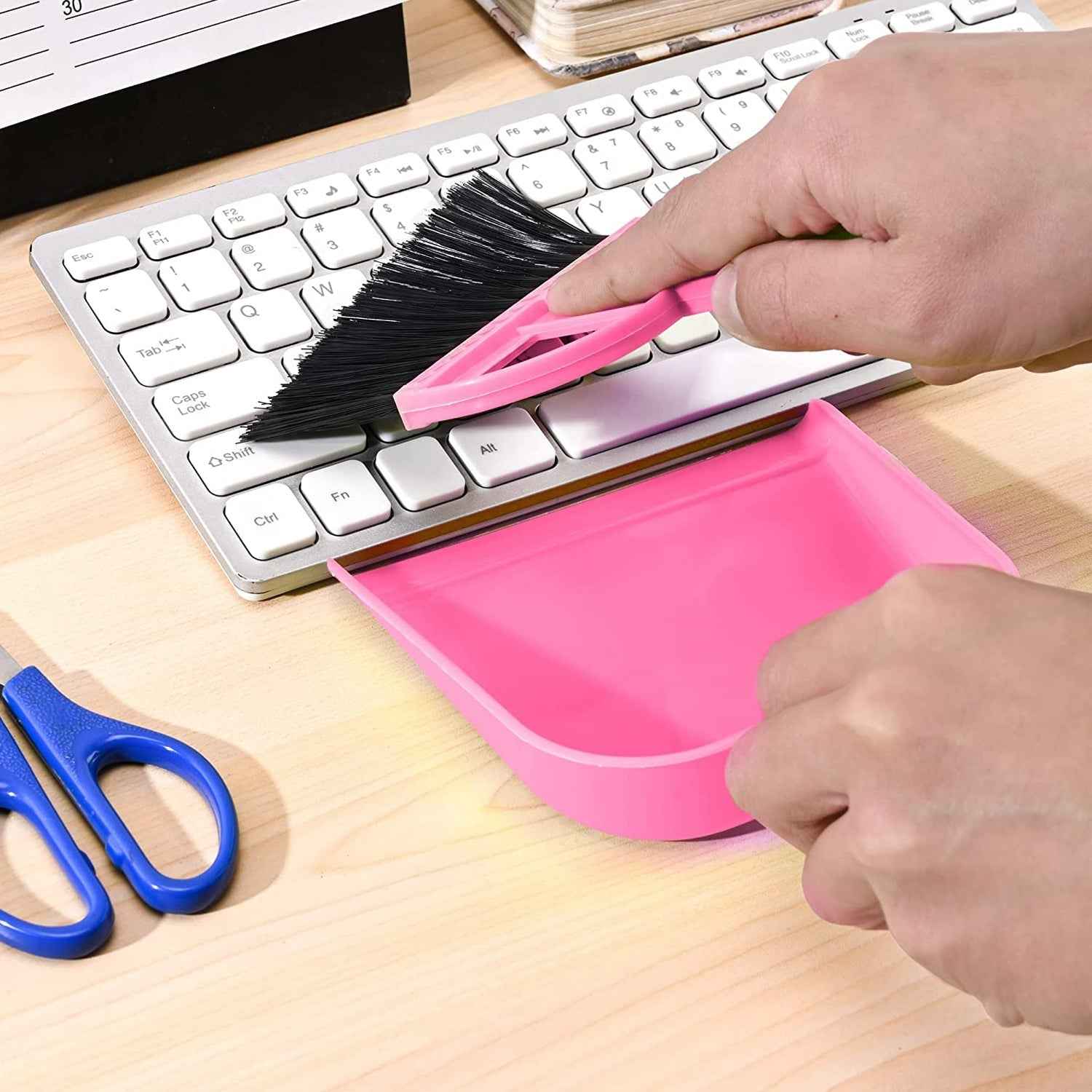 Dustpan and Brush Set – Multipurpose Home Cleaning | Velvet Wipe