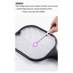 Mosquito Killer Racket – UV Light & USB Rechargeable | FlyTamer