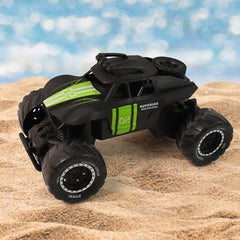Electroplay XDrive monster truck remote control toy on rugged outdoor terrain