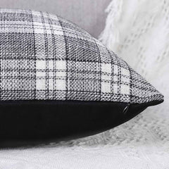 Leather & Cotton Pillow Covers – 23x22 Inch Set of 2 | Styleva
