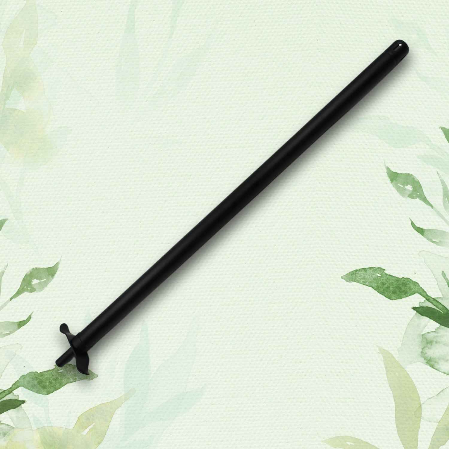 Ergonomic handle of the stainless steel gas lighter for comfortable grip.