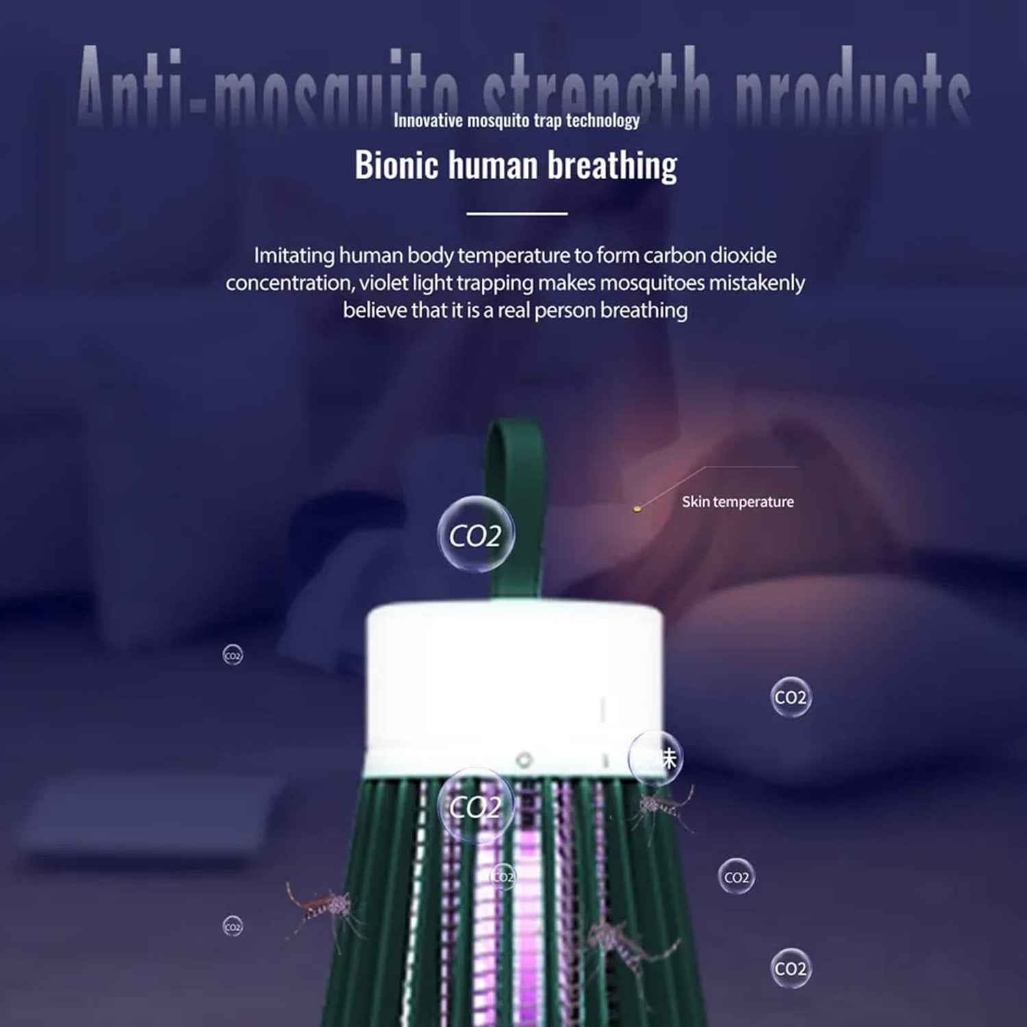 Mosquito Killer Lamp – USB Powered for Home & Outdoor | FERVENT