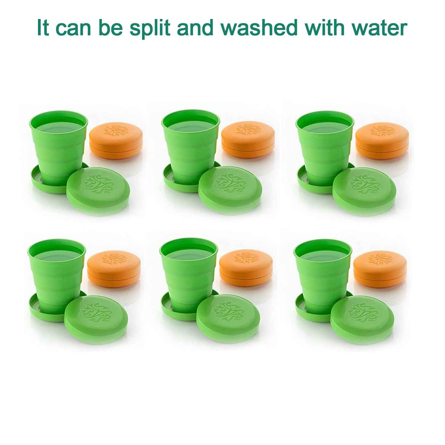 Folding Travel Cup – Collapsible Silicone Tumbler for Kids |