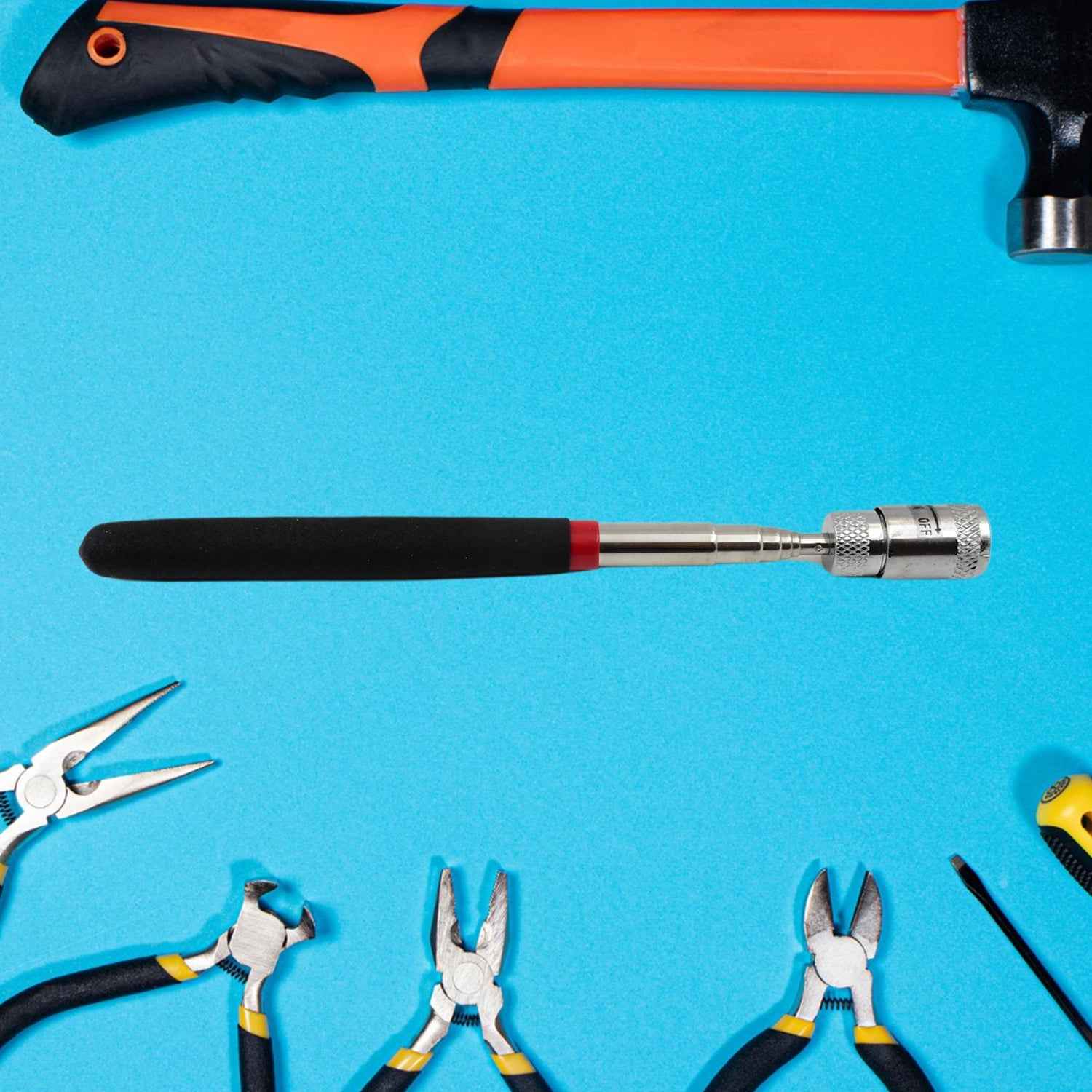 Magnetic Pick Up Tool – Telescopic LED & Flexible | RaceVault