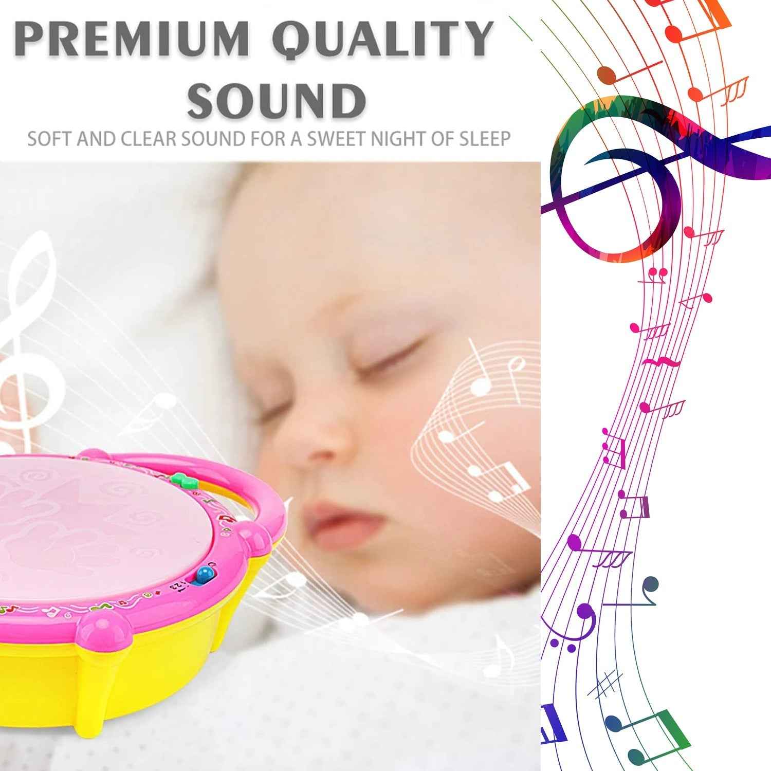 Flash Drum Toy – Light-Up Musical Drum for Kids | Little Learners