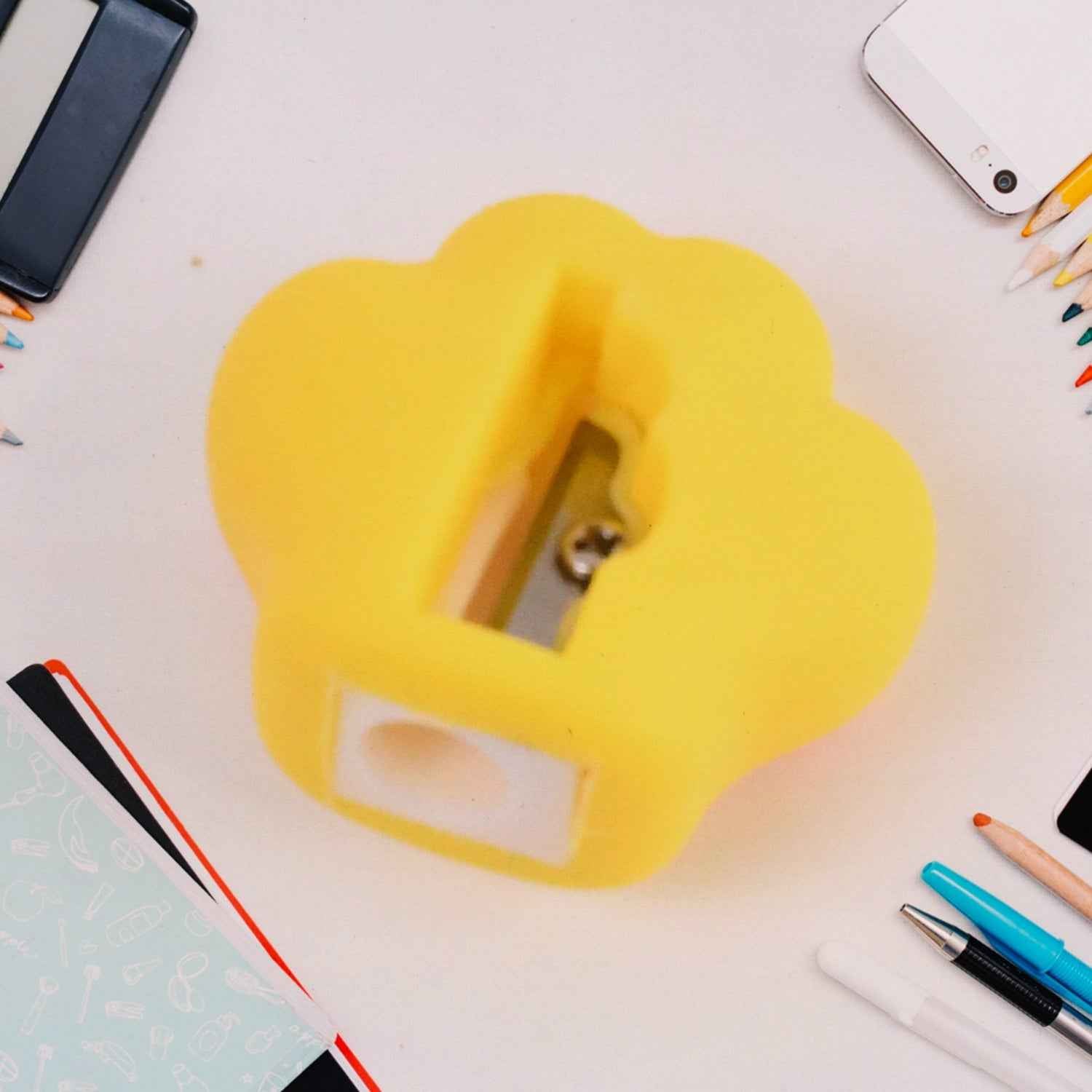 Pencil Sharpener for Kids – 2 in 1 Sharpener and Eraser Combo