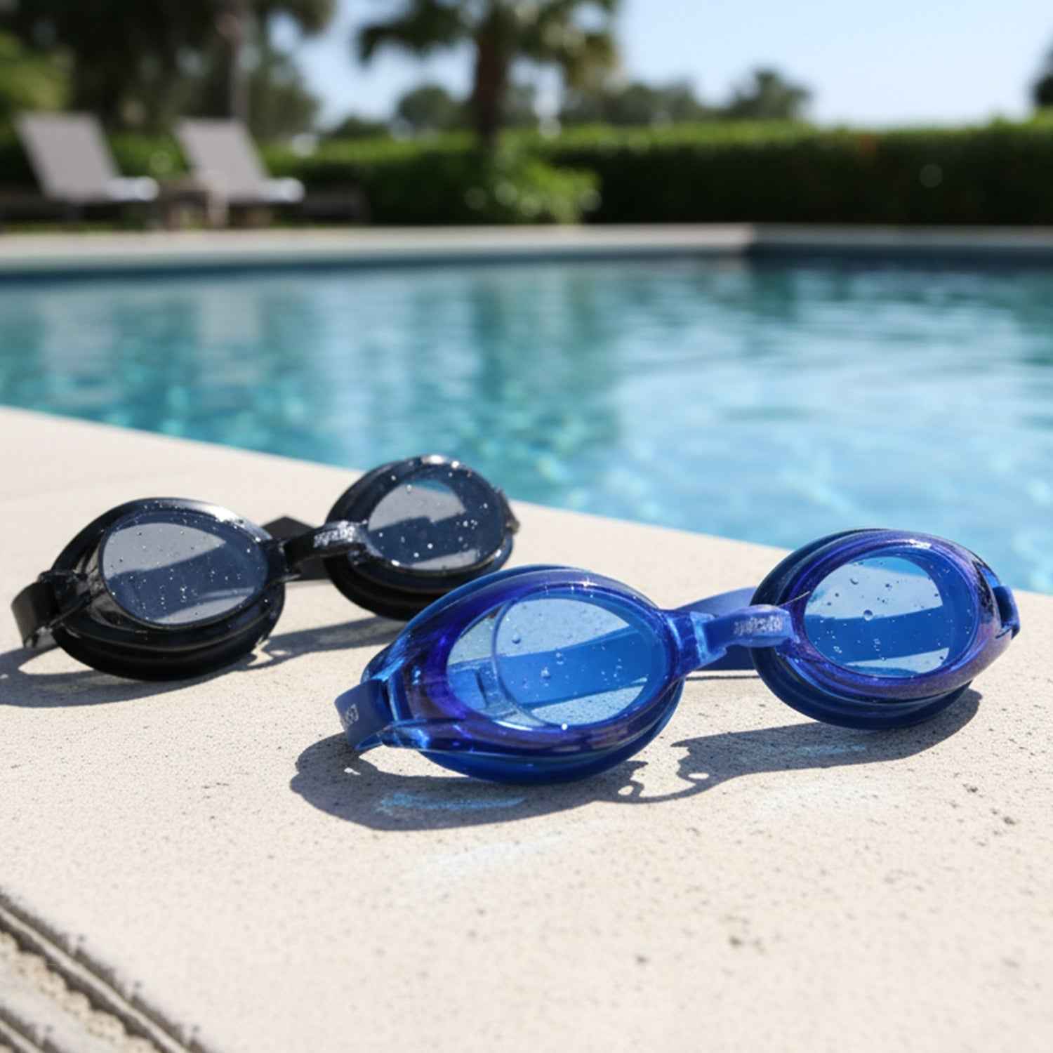 Swimming Goggles – Anti-Fog, Water-Resistant 2-Piece Set