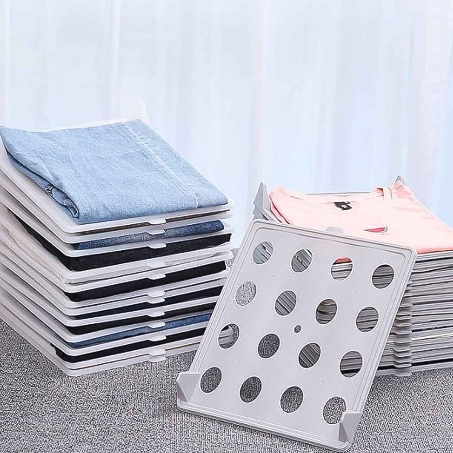 Clothes Folding Board – Stackable Shirt Organizer | Organivo