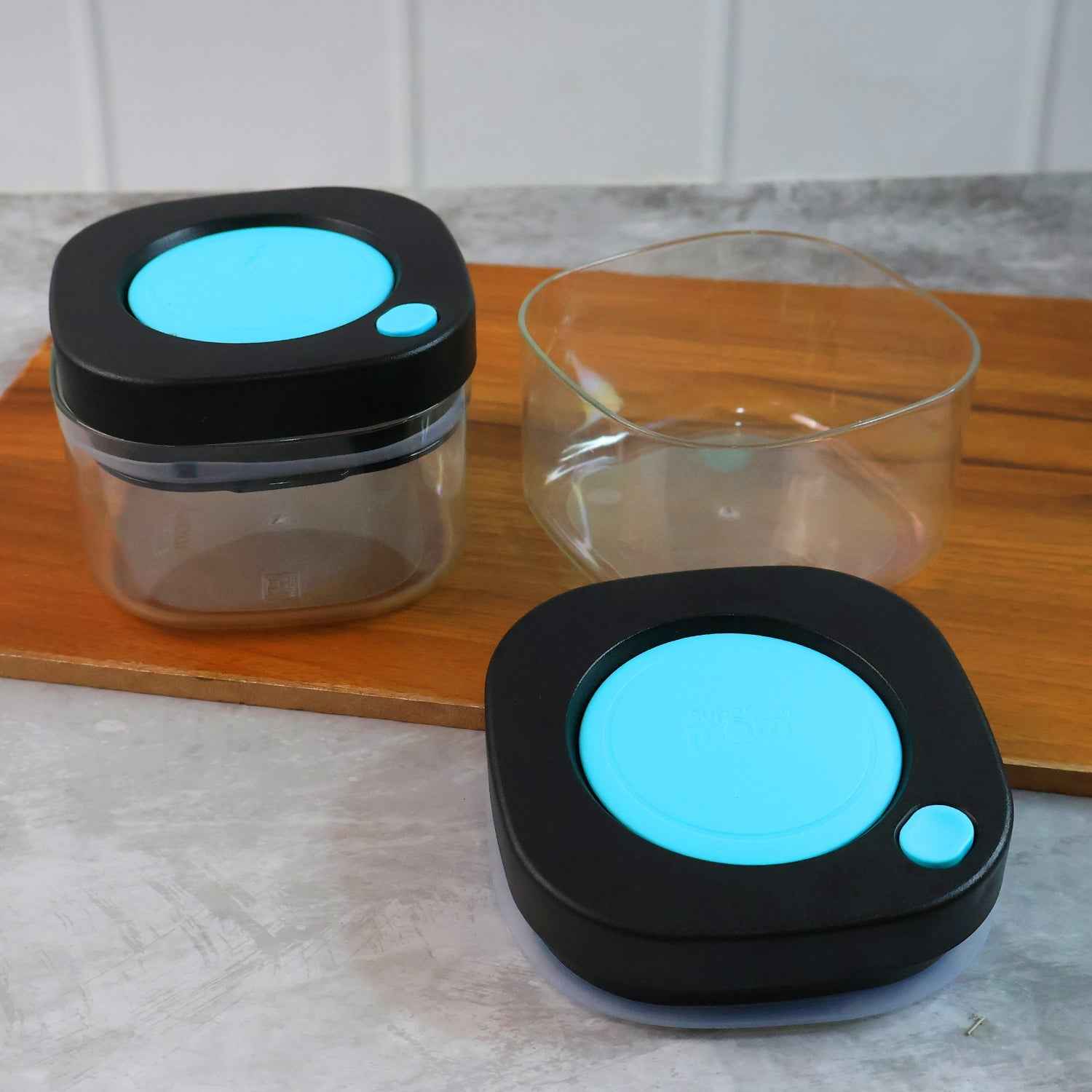 Airtight Kitchen Storage Containers – 2 Pc Set 500 ml for Freshness
